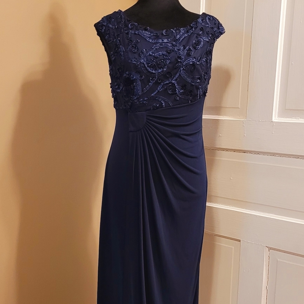 Navy blue formal dress